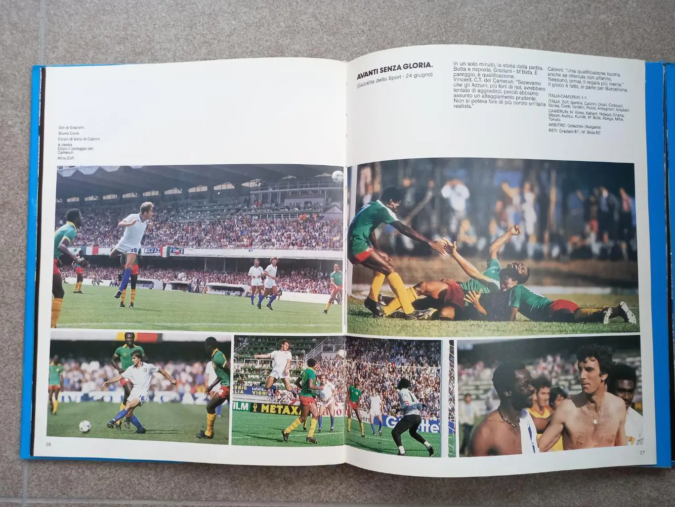 Чемпионат мира 1982 Azzurro Mundial Италия 128 стр. 21х30 2