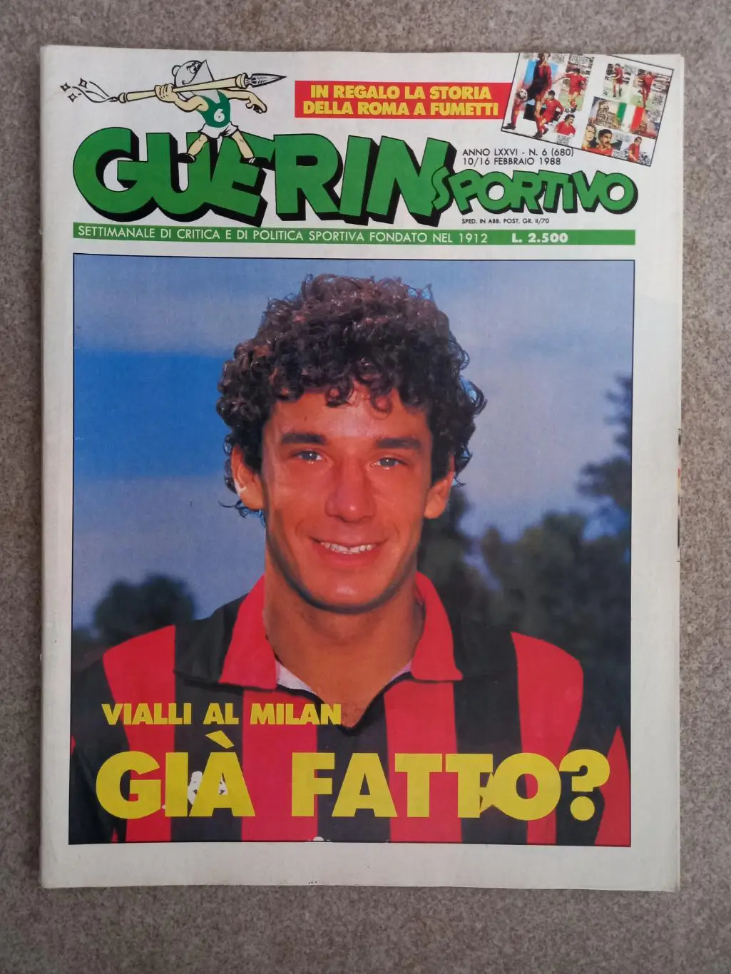 Guerin Sportivo N°5 - 1986 - Couverture Michel Platini - État Correct
