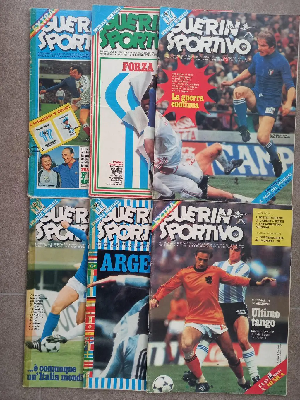 Guerin sportivo 1978 22-23-24-25-26-27 Чемпионат мира 1978