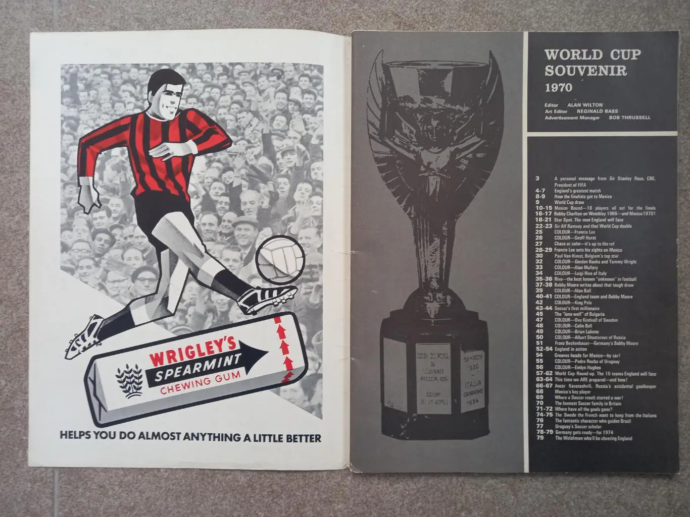 World Cup souvenir 1970 1