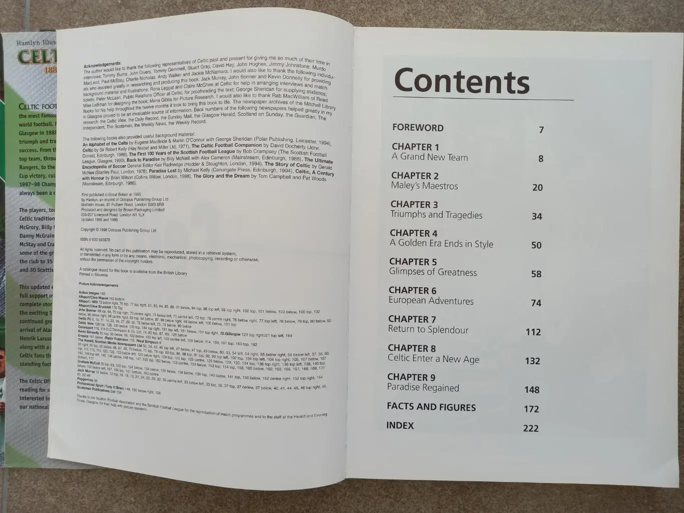 Селтик CELTIC 1888 - 1998 1