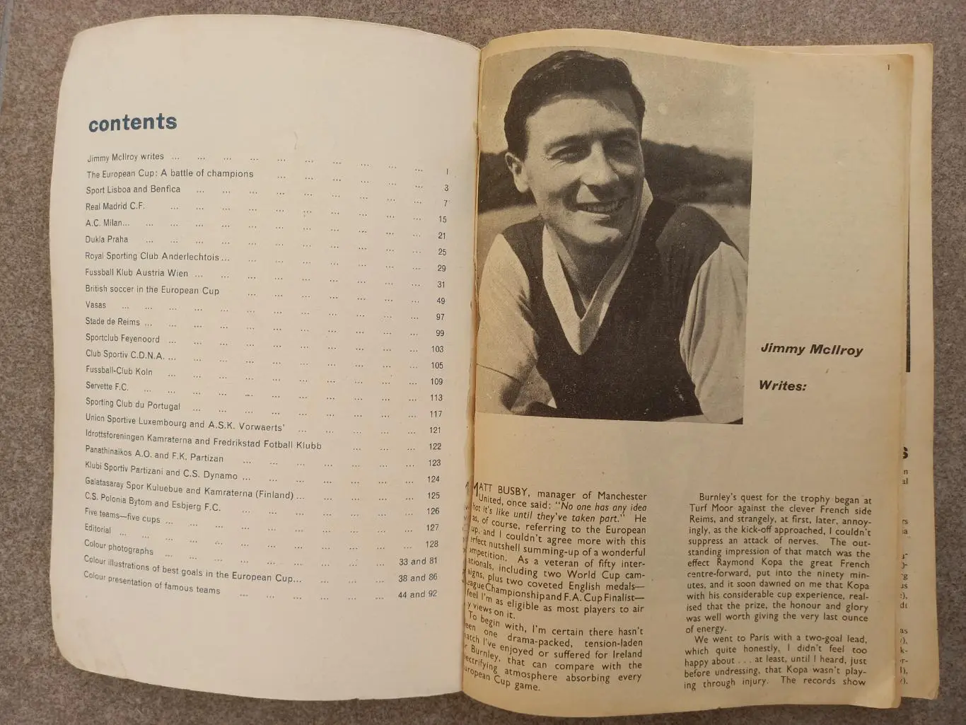 Кубок чемпионов EUROPEAN CUP 1963 1