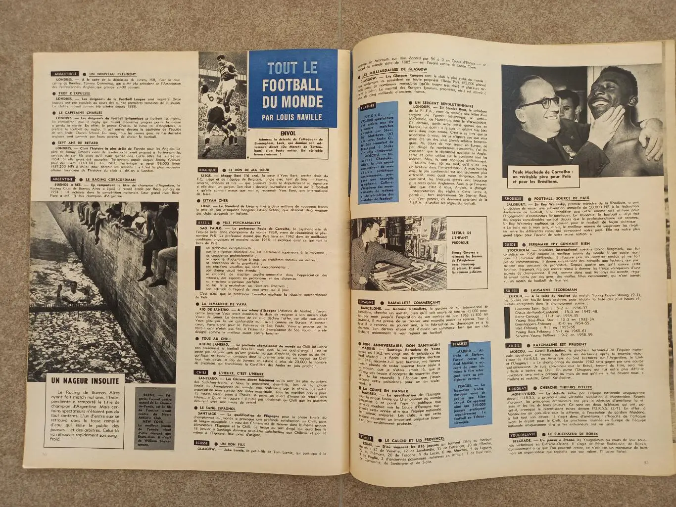 Football magazine 1962 24 6