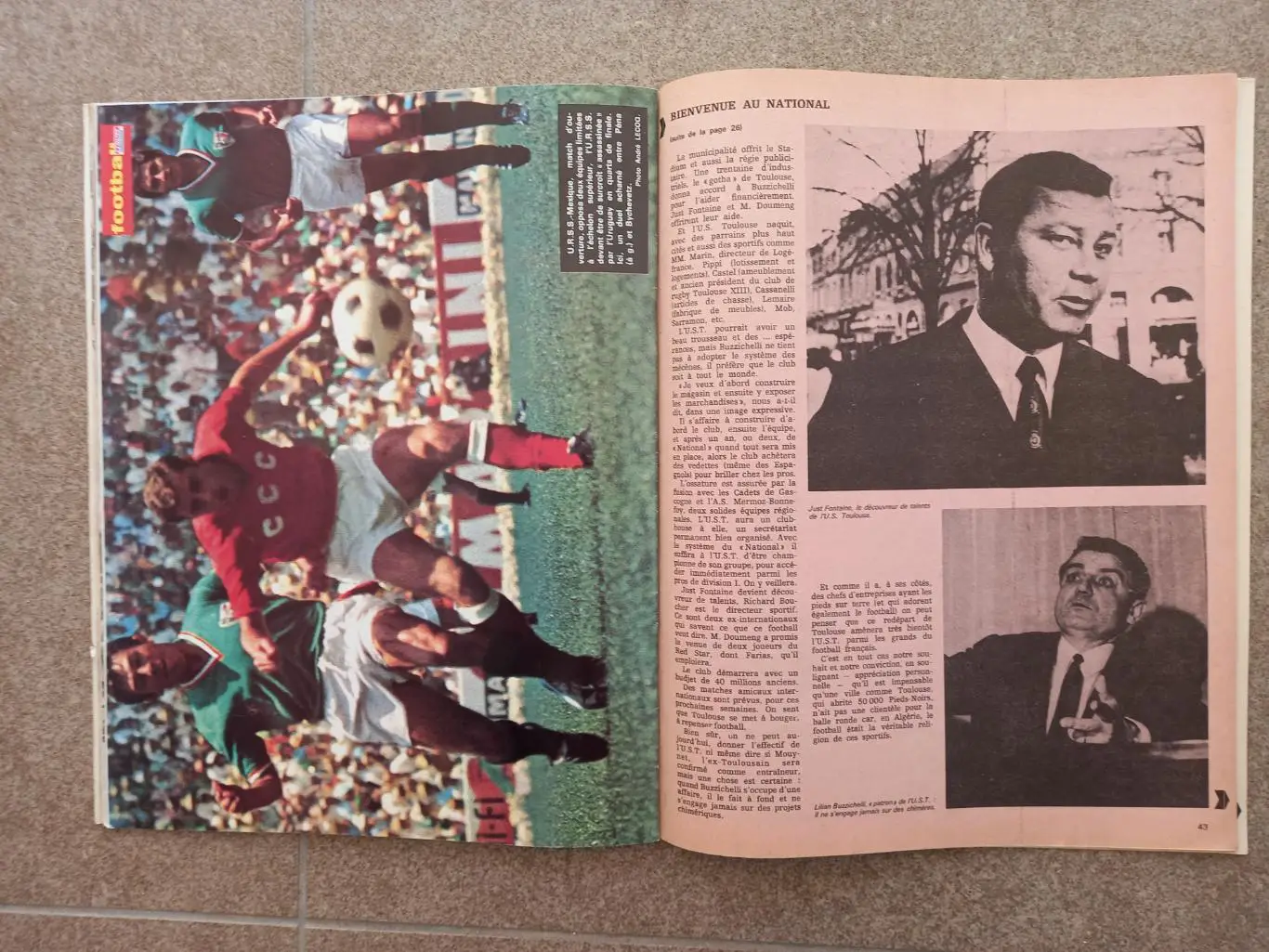 Football magazine 1970 126 4