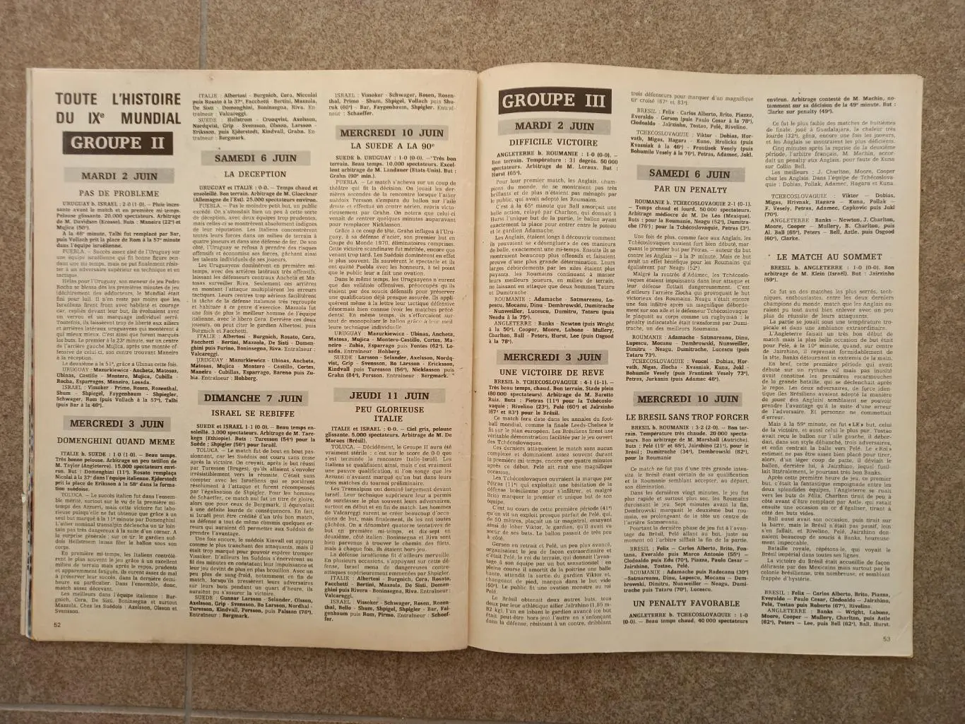 Football magazine 1970 126 5