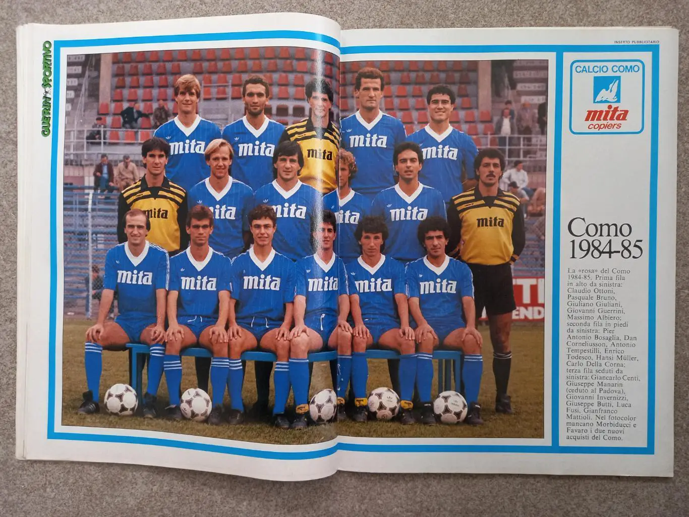 БЕЗ ВКЛАДКИ CALCIOMONDO Guerin sportivo 1985 5 5