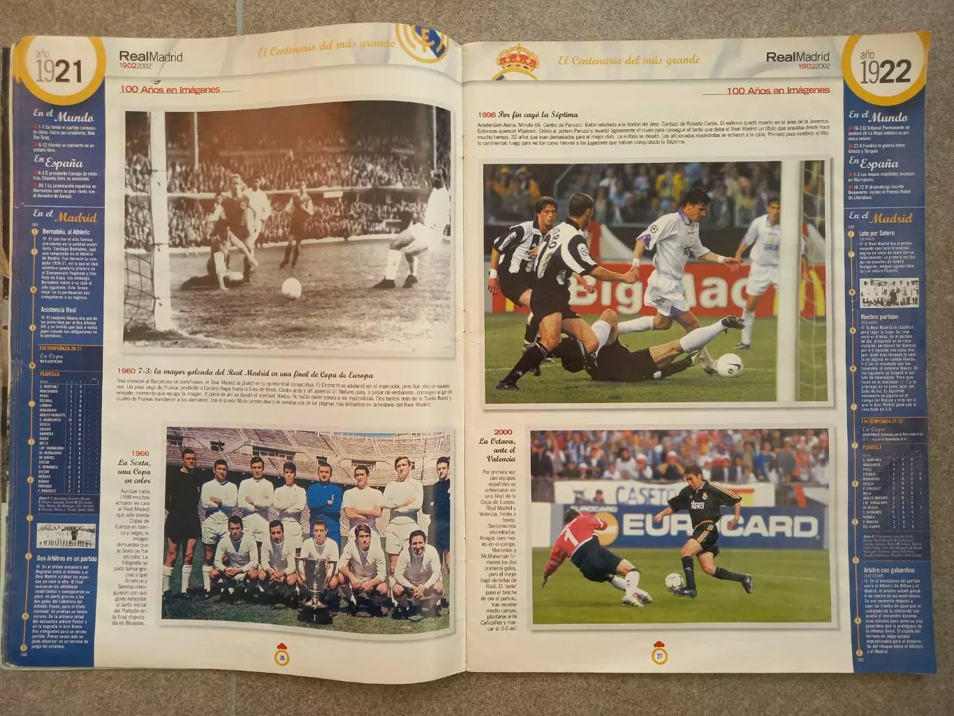 Marca Real Madrid 1902 2002 Реал Мадрид 2