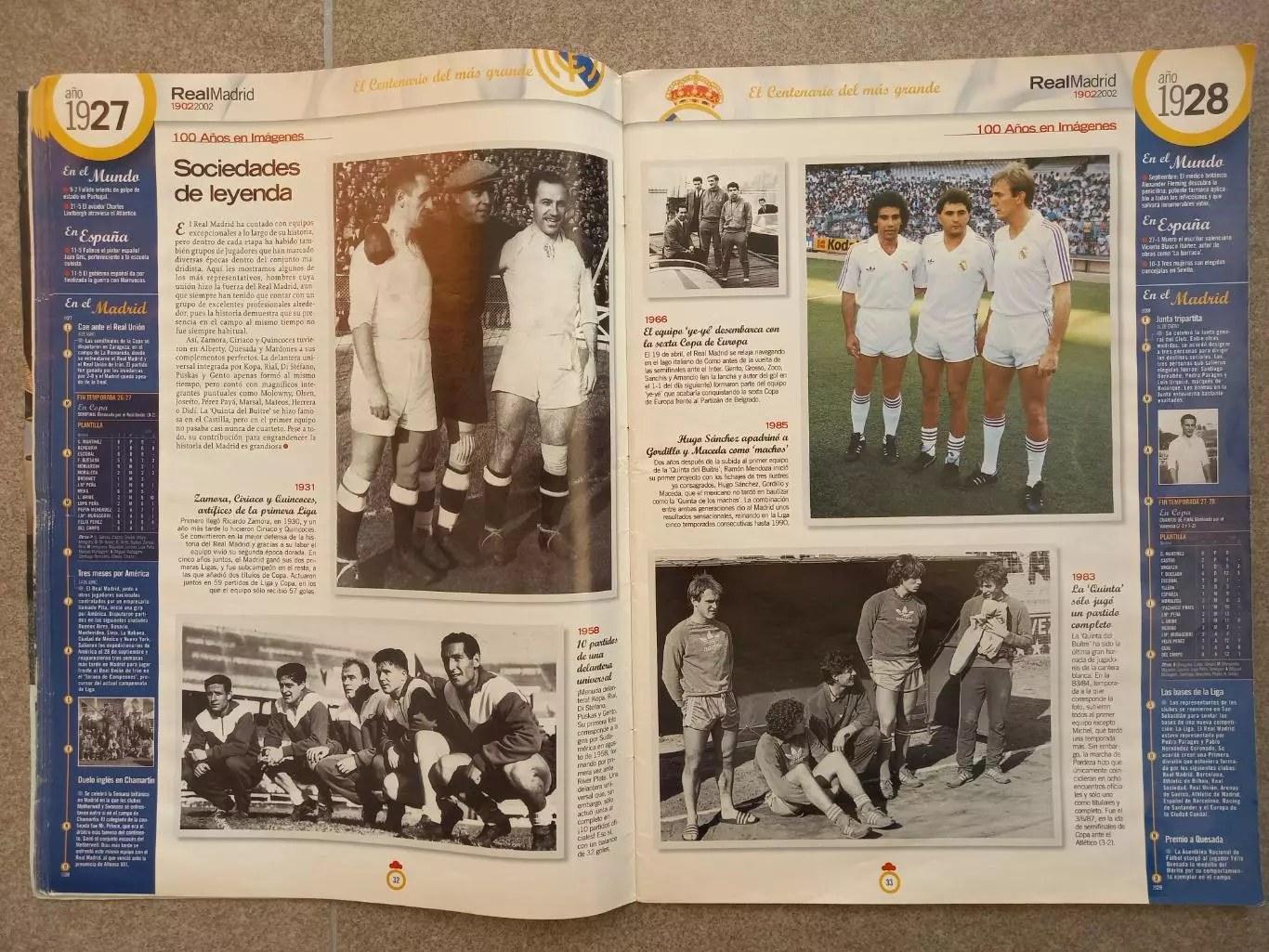 Marca Real Madrid 1902 2002 Реал Мадрид 3