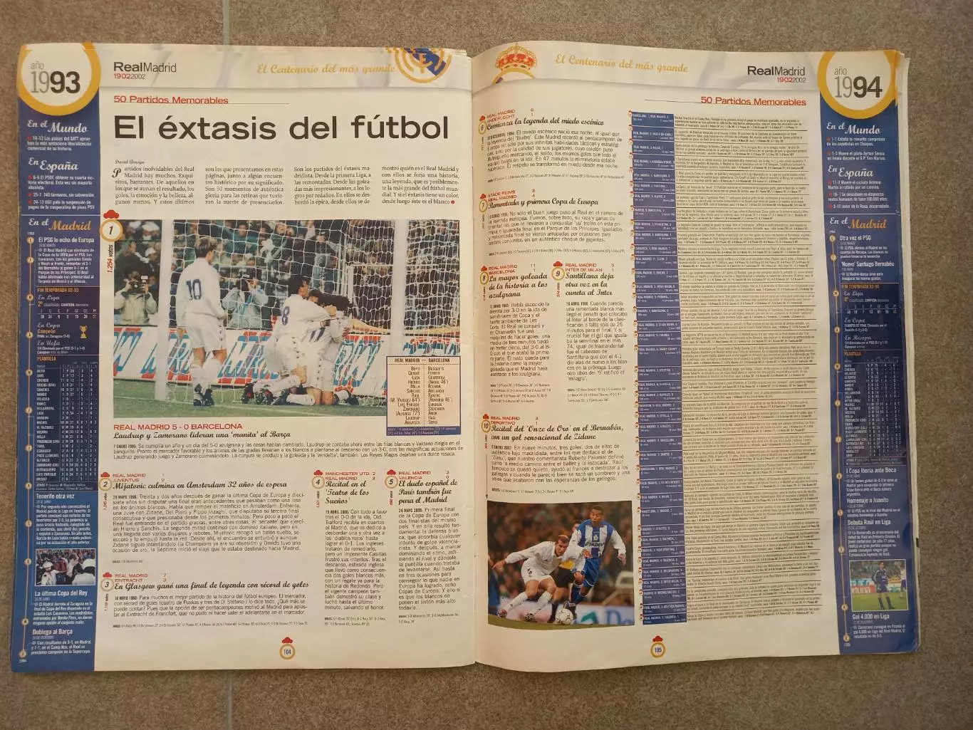 Marca Real Madrid 1902 2002 Реал Мадрид 7