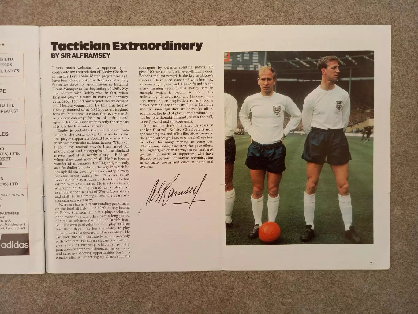 Манчестер Юнайтед - Селтик 1972 Бобби Чарльтон 6