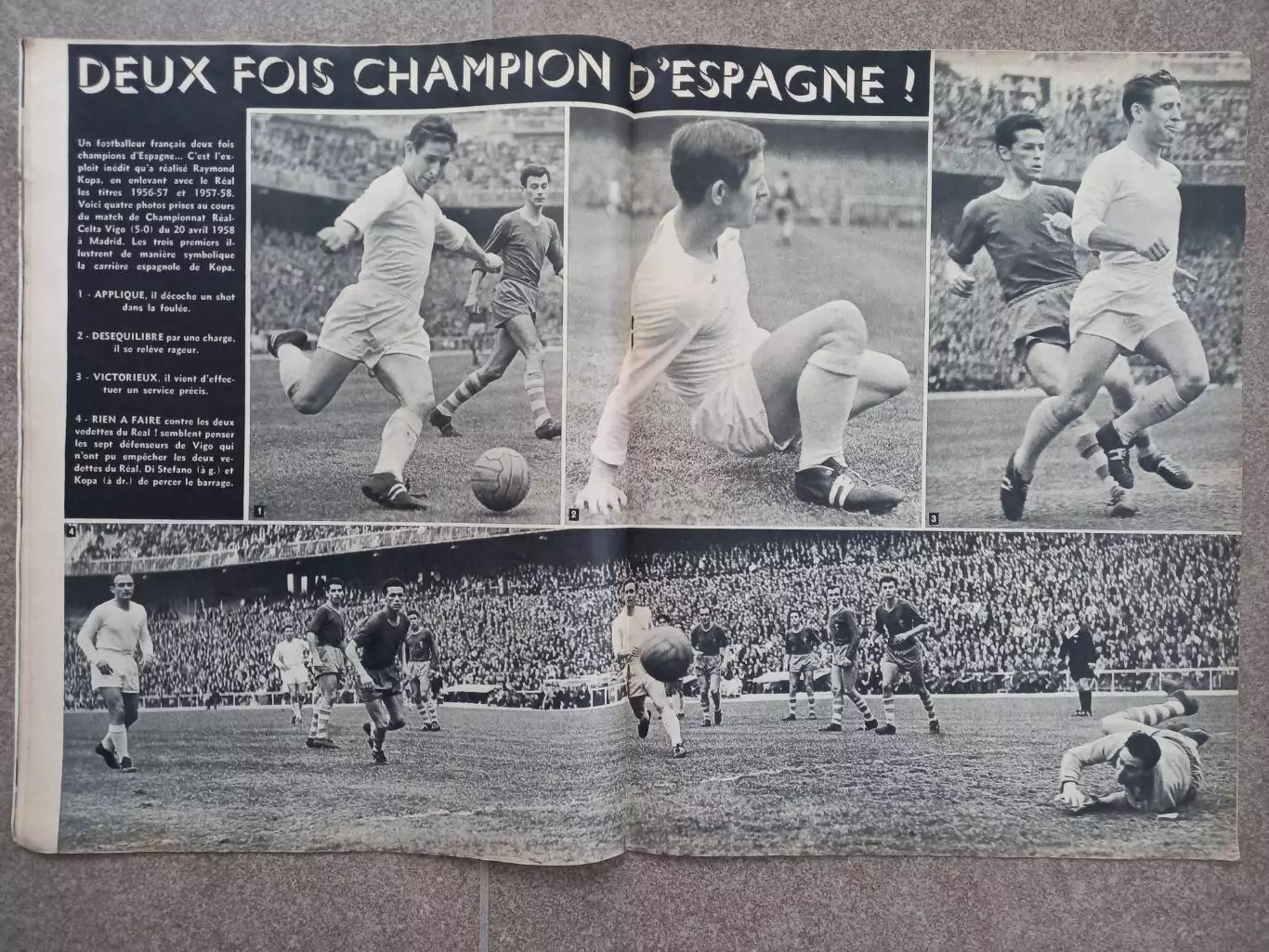 Футбол Miroir sprint 1958 Kopa 2