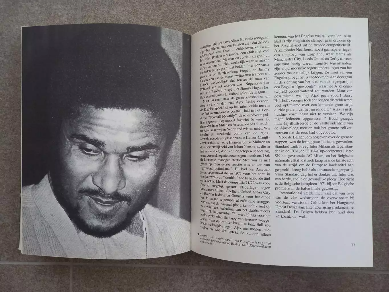 Футбол Europa Cup 71 72 2