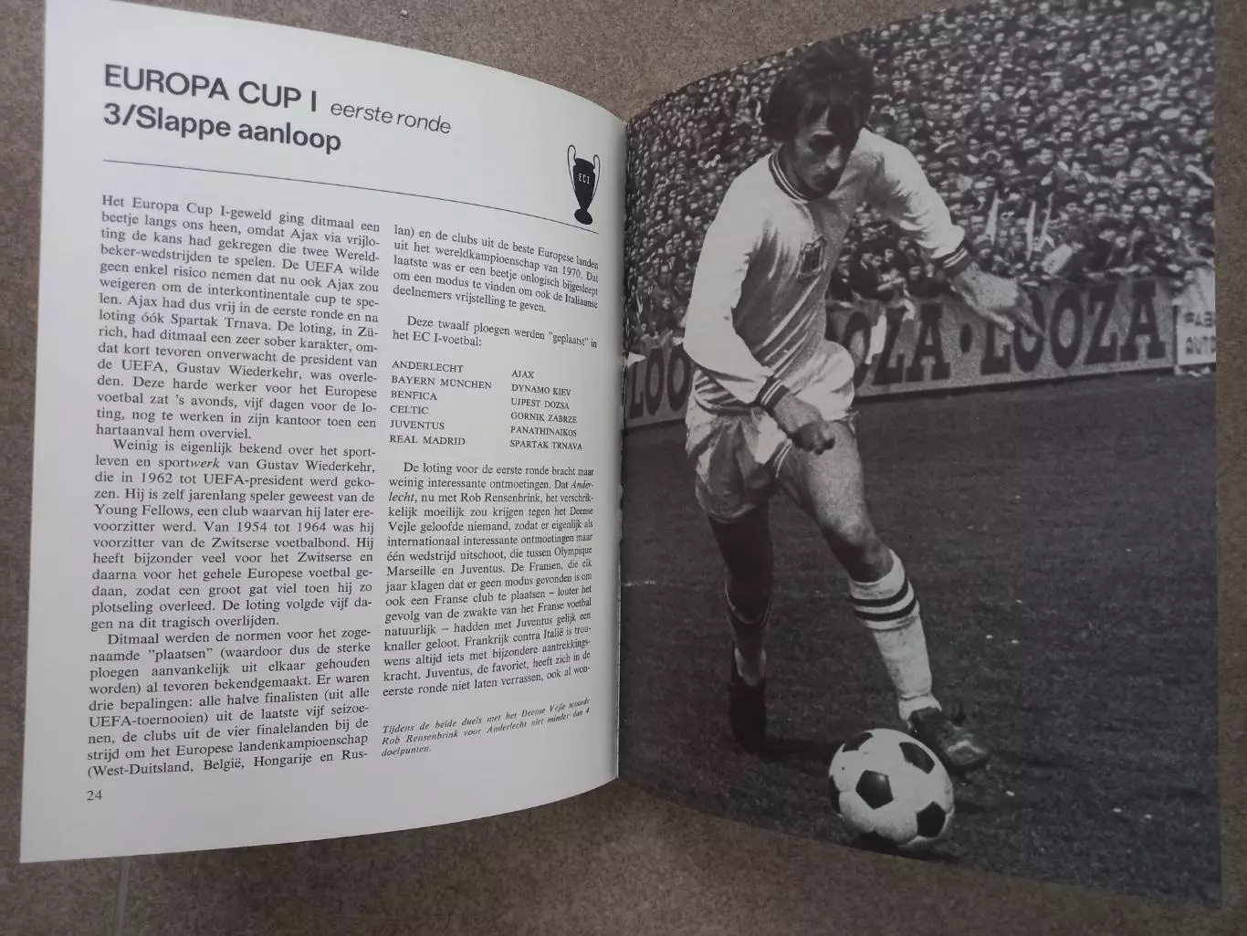 Футбол Europa Cup 72 73 2