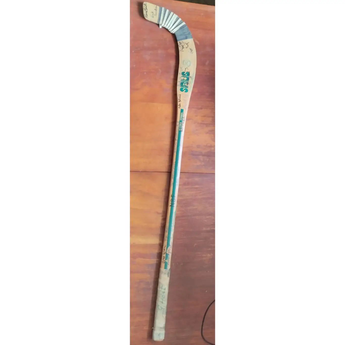 Клюшка игровая с автографами. Хабаровск 1981 год 3