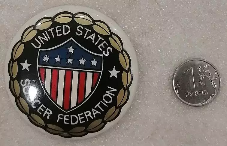 Значок федерация футбола США.