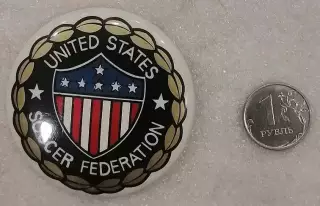Значок федерация футбола США.