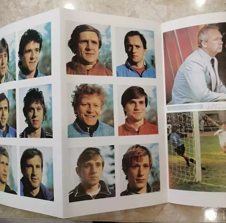 Футбол. Цветной буклет Динамо Киев1986. 2