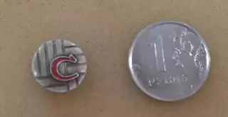Значок ФК Спартак Москва. Серия Мяч