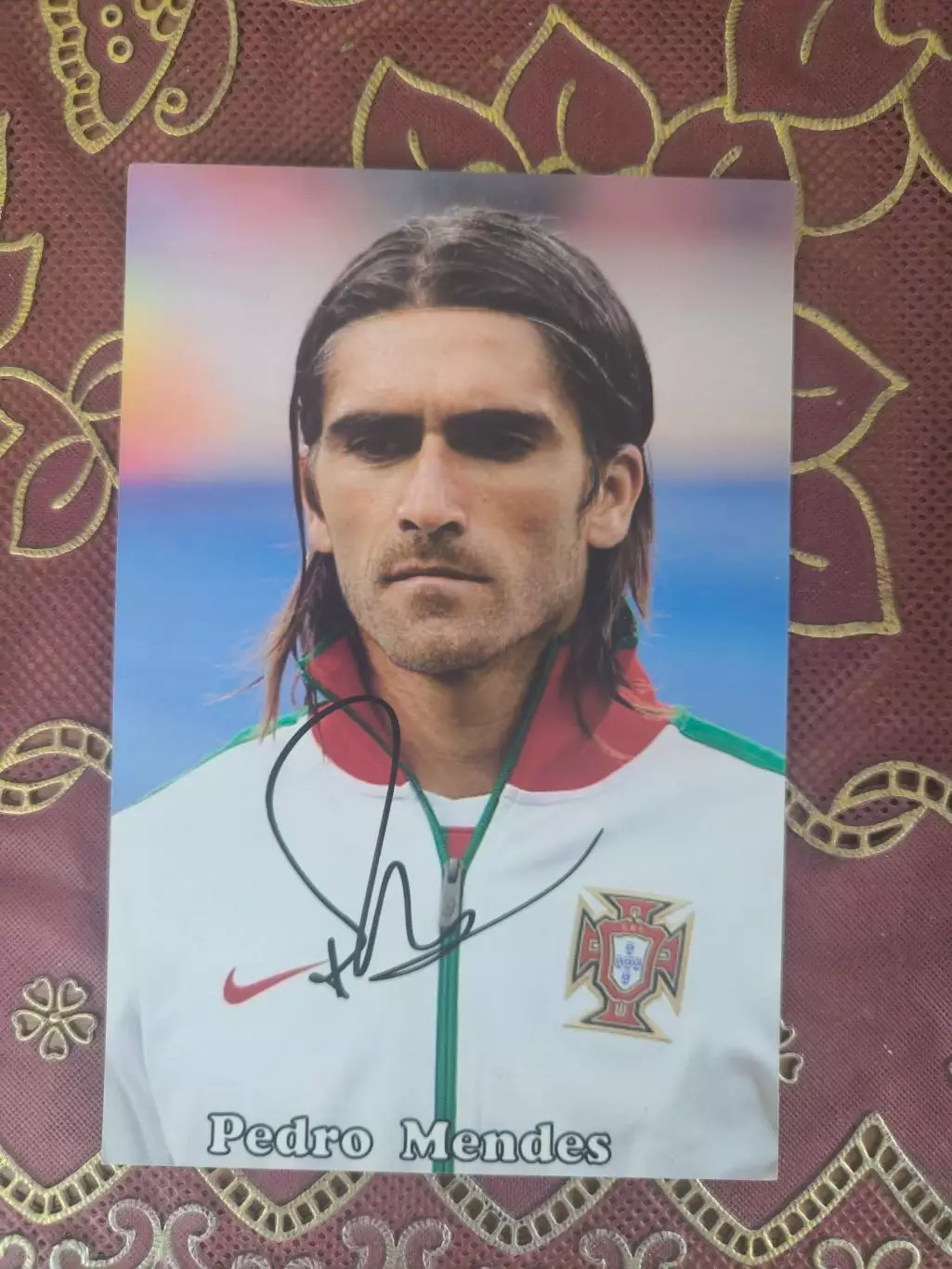 Автограф Педро Мендеша