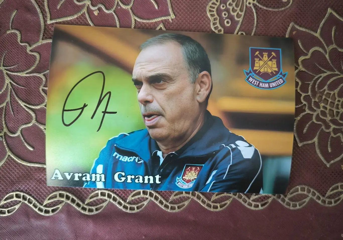 Автограф Аврама Гранта 1