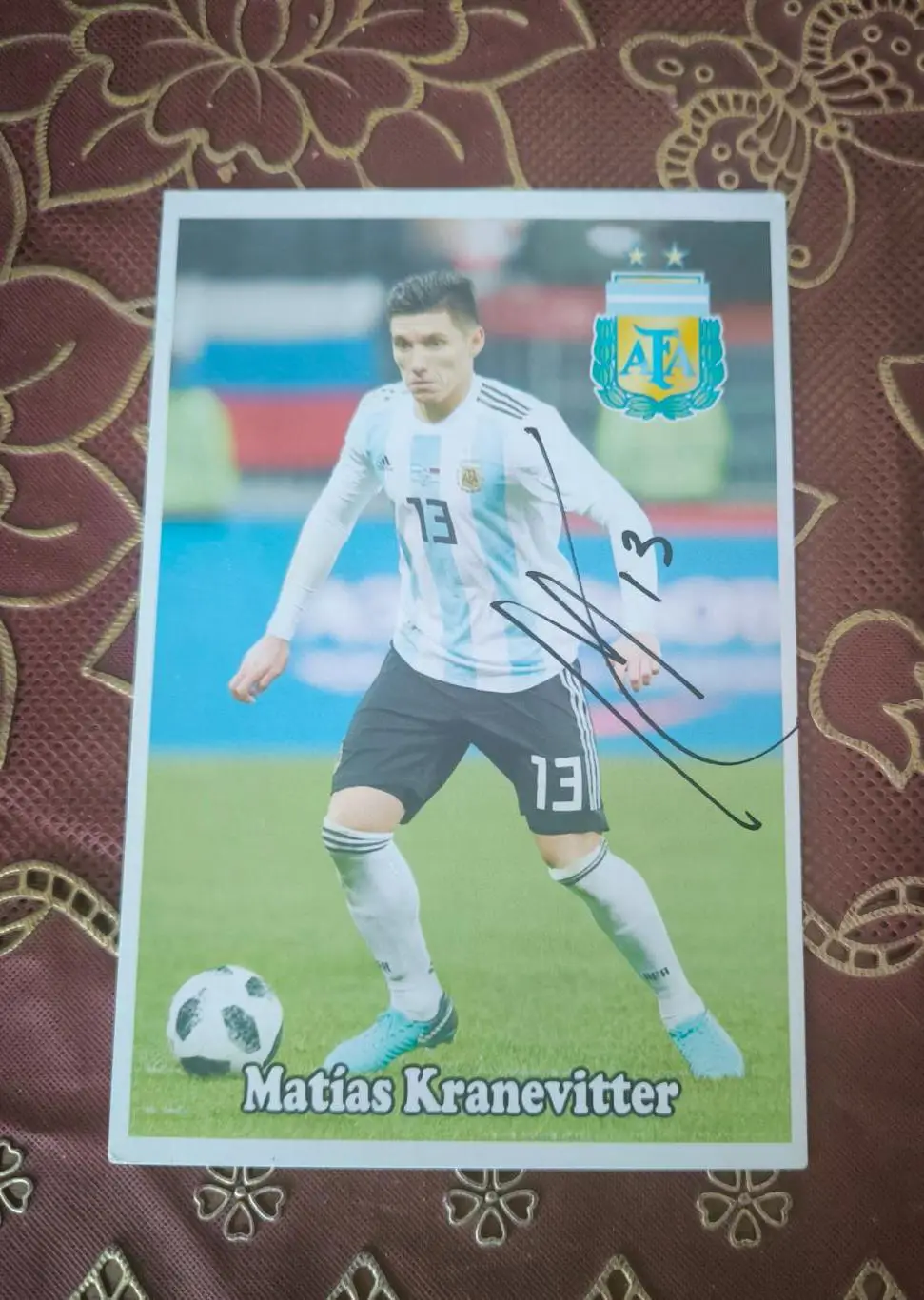 Автограф Матиаса Краневитера