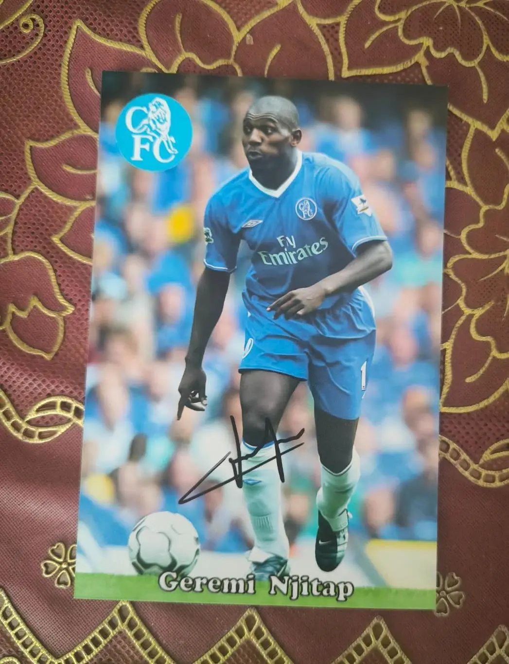 Автограф Жереми Нжитап