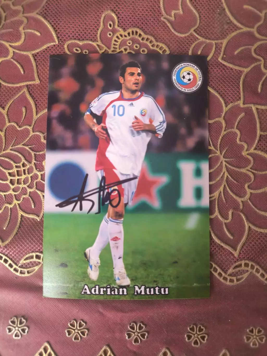 Автограф Адриан Муту 1