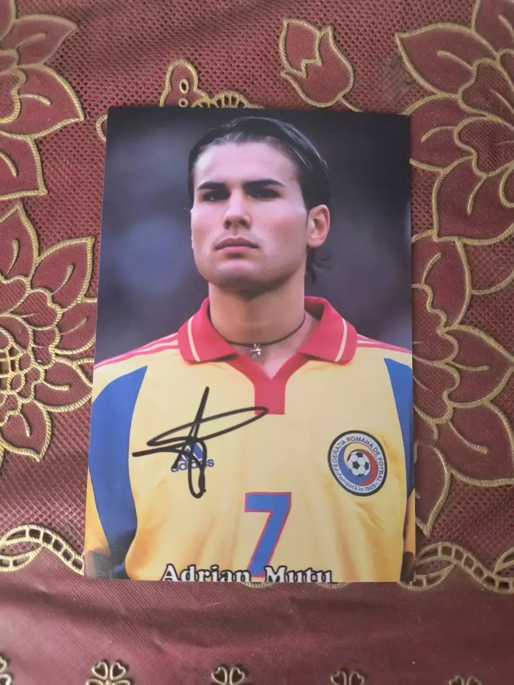 Автограф Адриан Муту 2