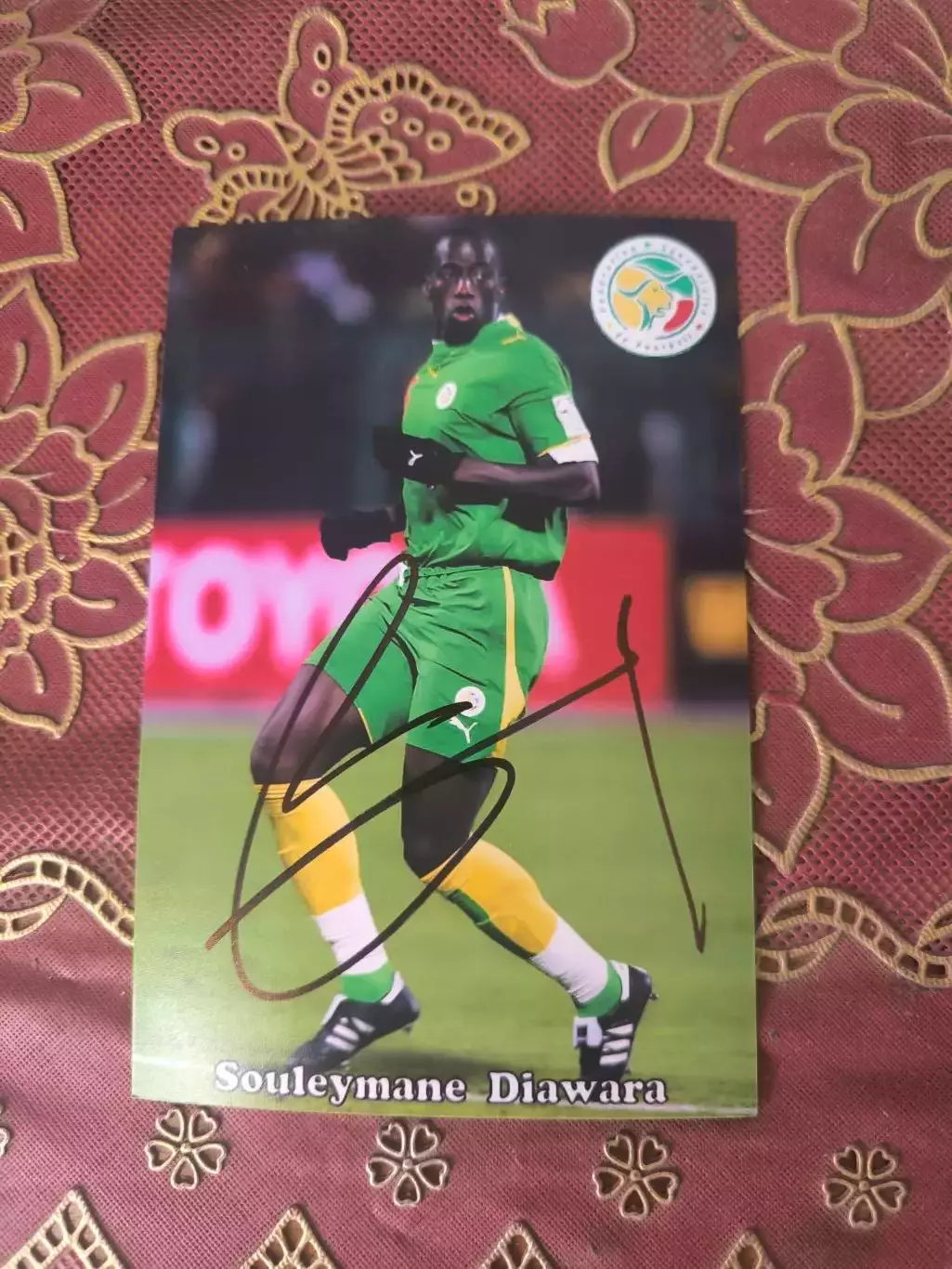 Автограф Сулейман Дьявара