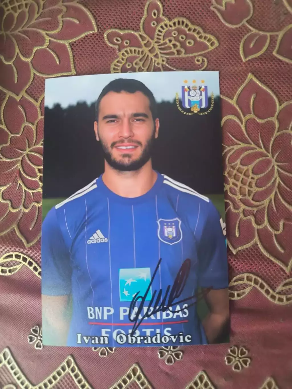 Автограф Ивана Обрадовича 1