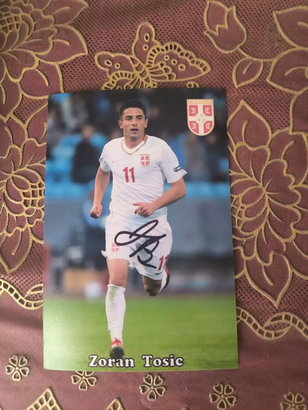 Автограф Зоран Тошич