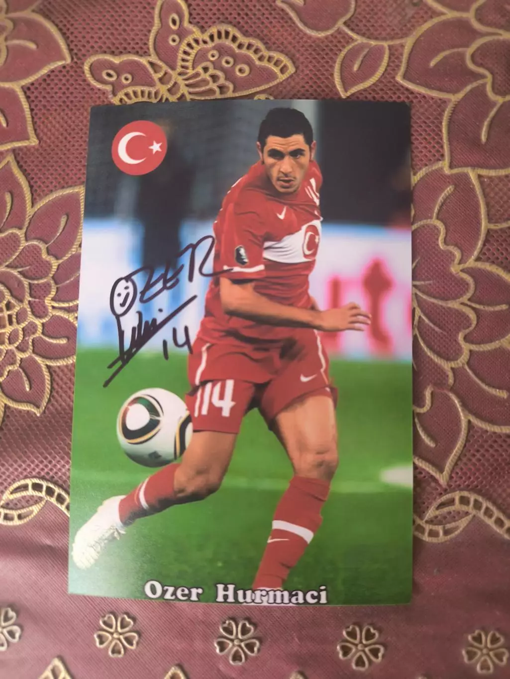 Автограф Озер Хурмачи