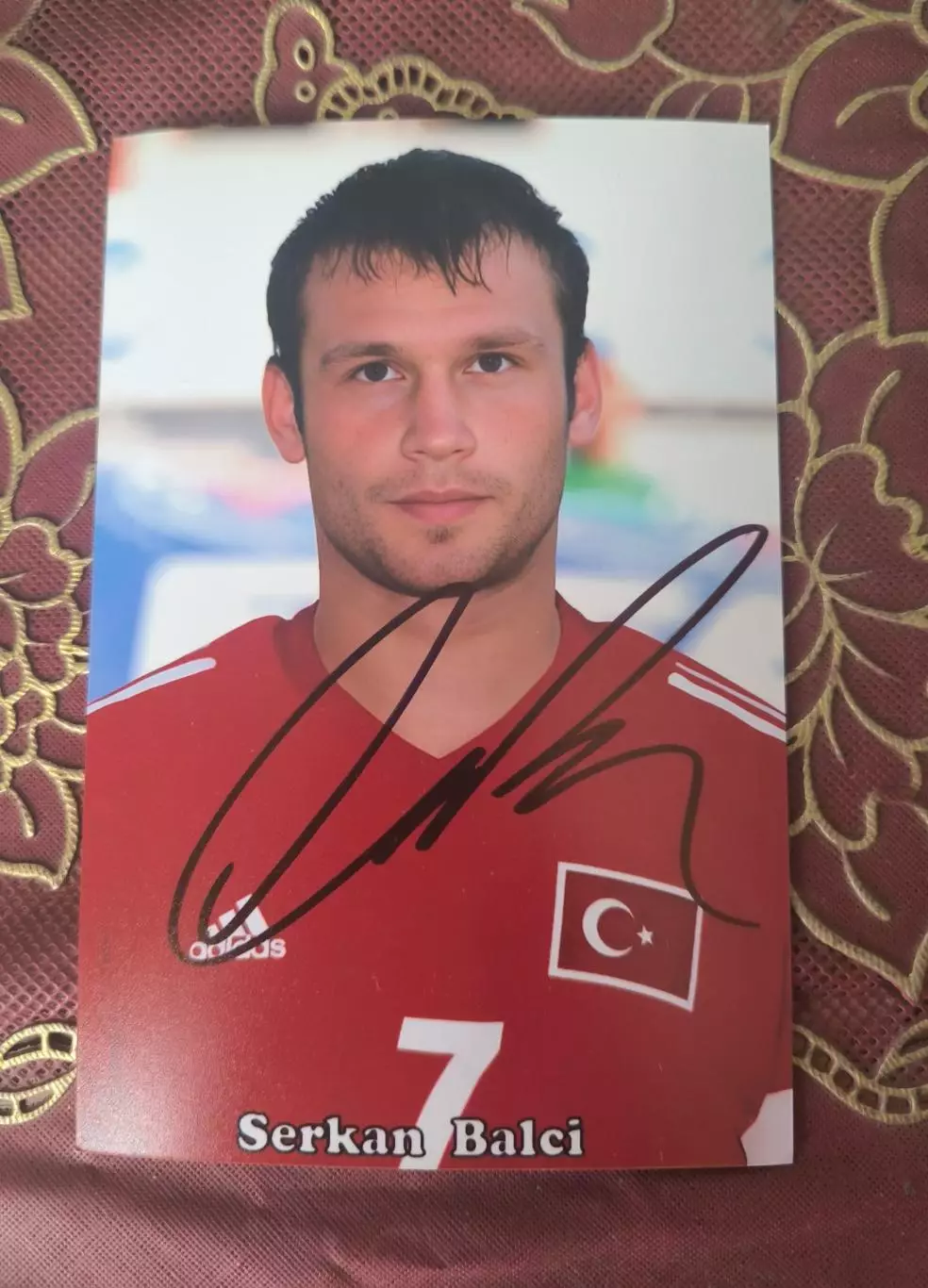 Автограф Серкан Бальчи