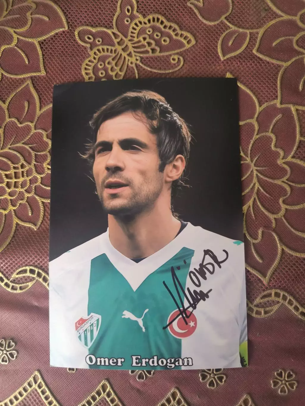 Автограф Омер Эрдоган