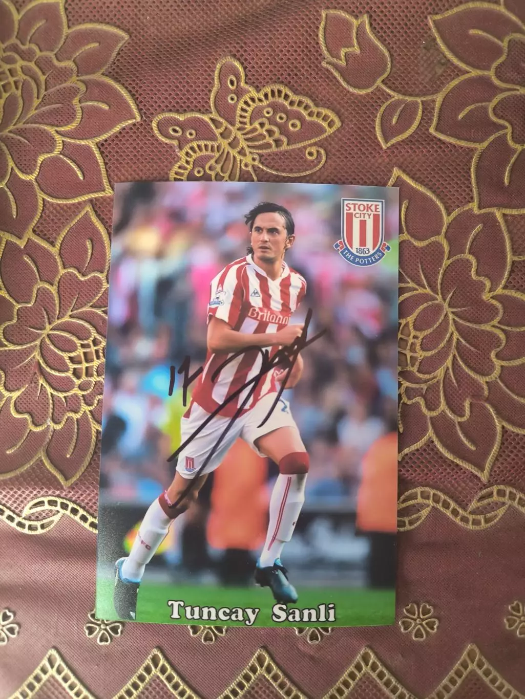 Автограф Тунджай Шанлы