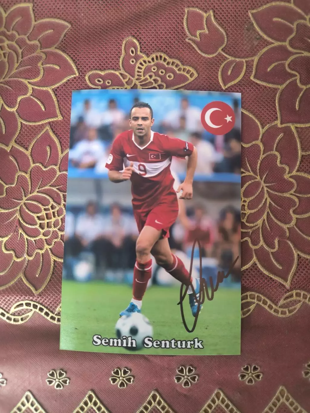 Автограф Семих Шентюрк