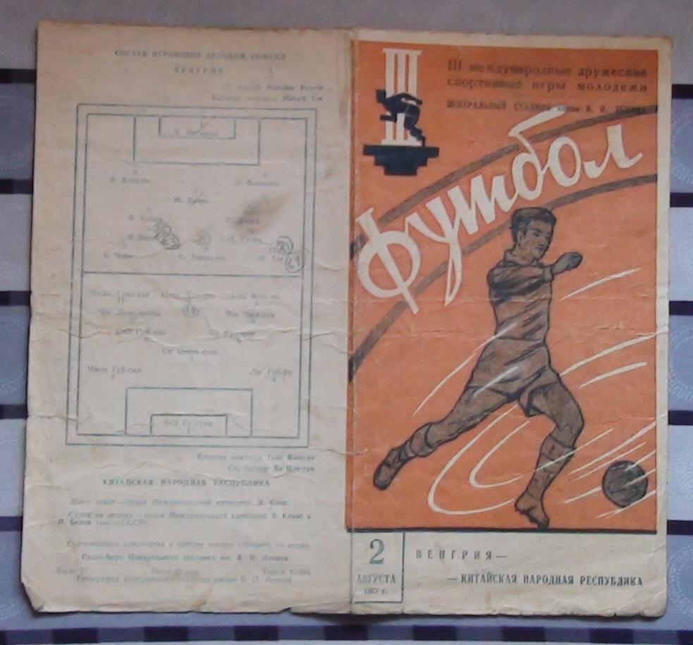 Венгрия - Китай 1957, Игры молодёжи в Москве