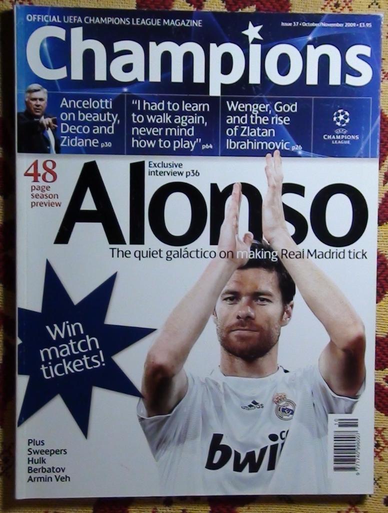 Журнал Лиги Чемпионов Чемпионс, октябрь-ноябрь 2009