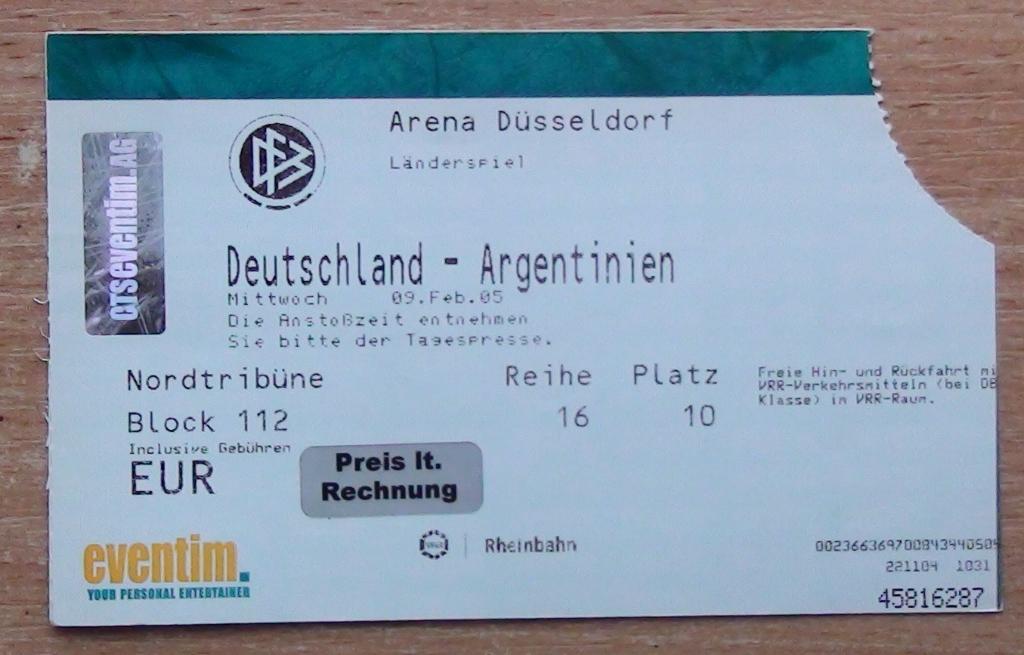 Германия - Аргентина 2005