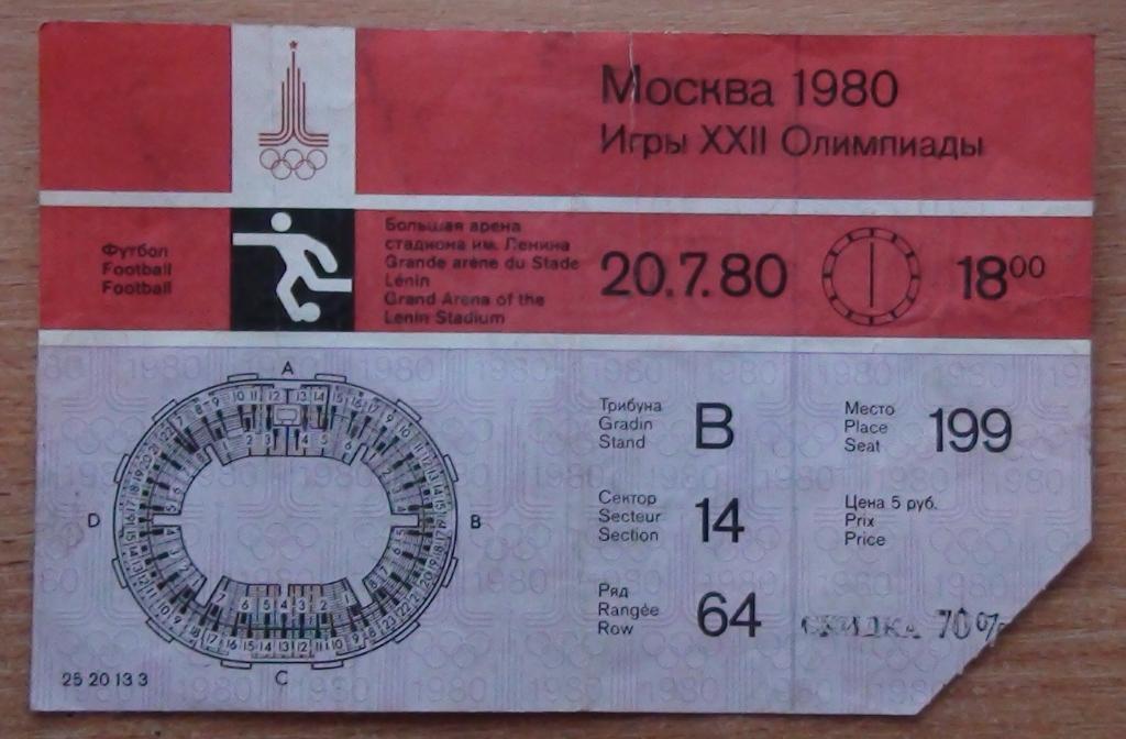 Олимпиада-1980. СССР - Венесуэла