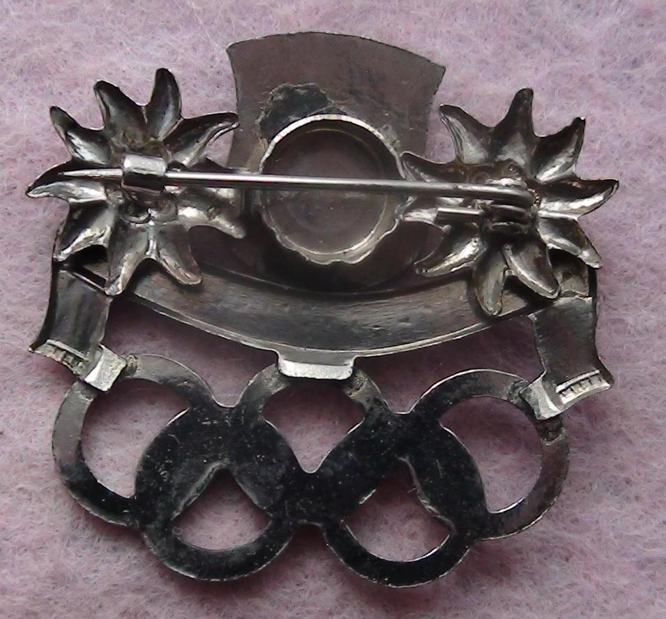 Оригинальный знак Зимние Олимпийские игры Гармиш-Партенкирхен 1936 1