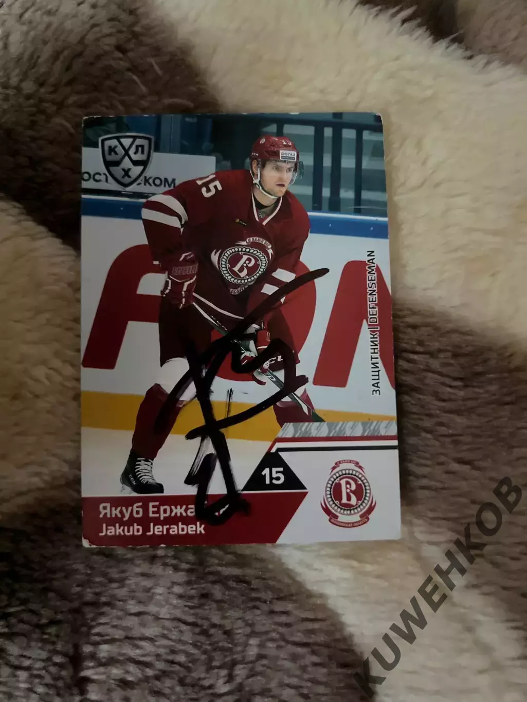Якуб Ержабек Витязь КХЛ