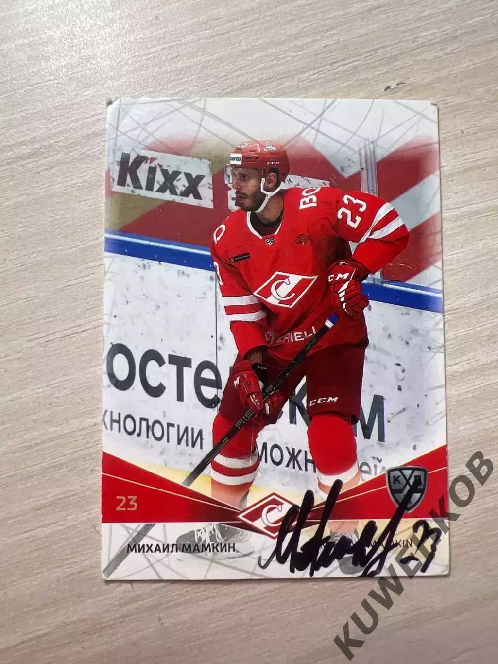 Михаил Мамкин Спартак КХЛ