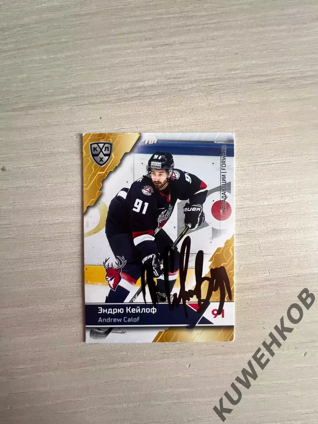 Эндрю Кейлоф Торпедо КХЛ