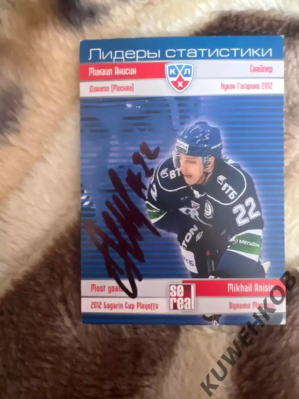 Михаил Анисин Динамо Москва КХЛ