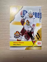 Мика Ниеми Автограф КХЛ