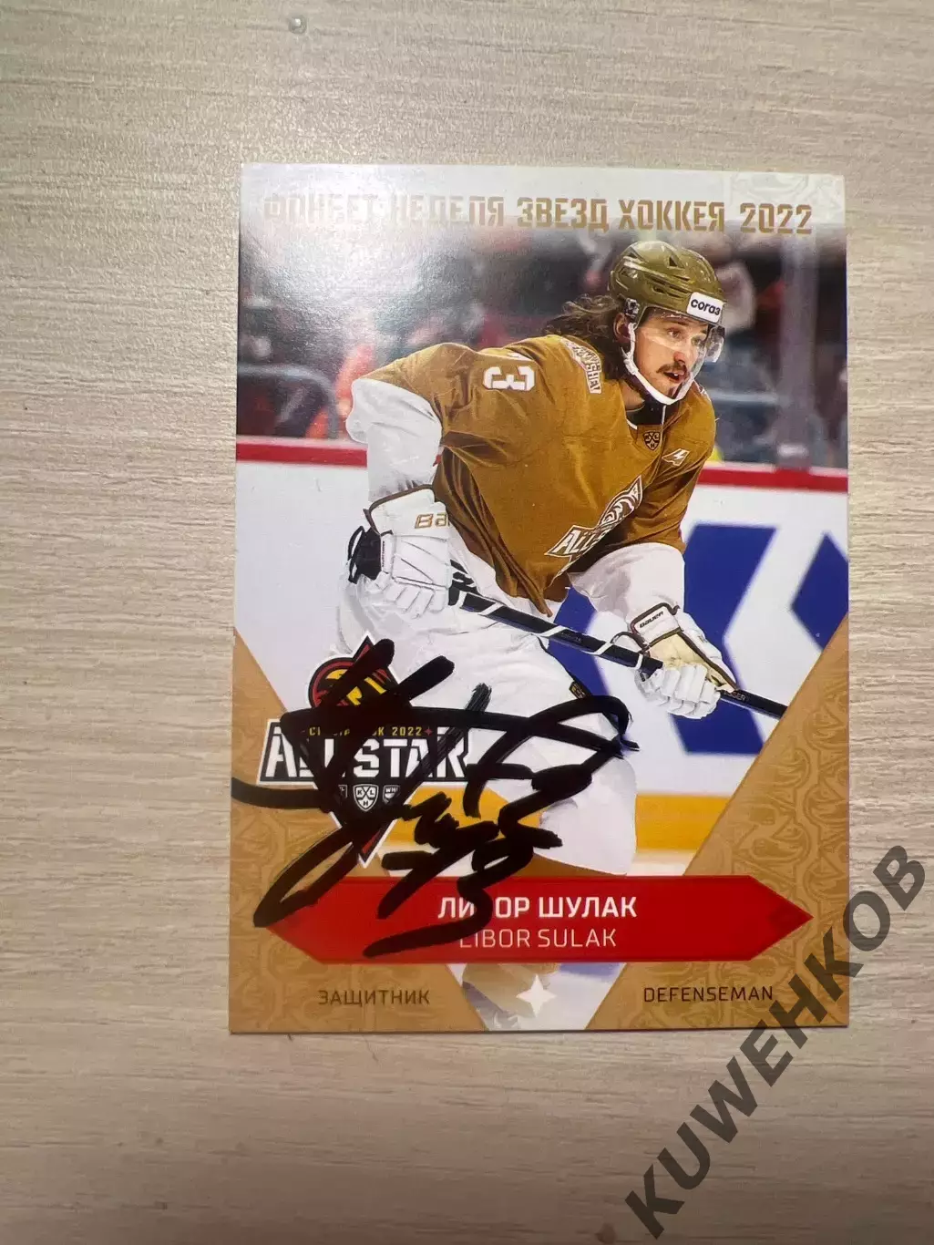 Либор Шулак КХЛ Адмирал Матч звезд