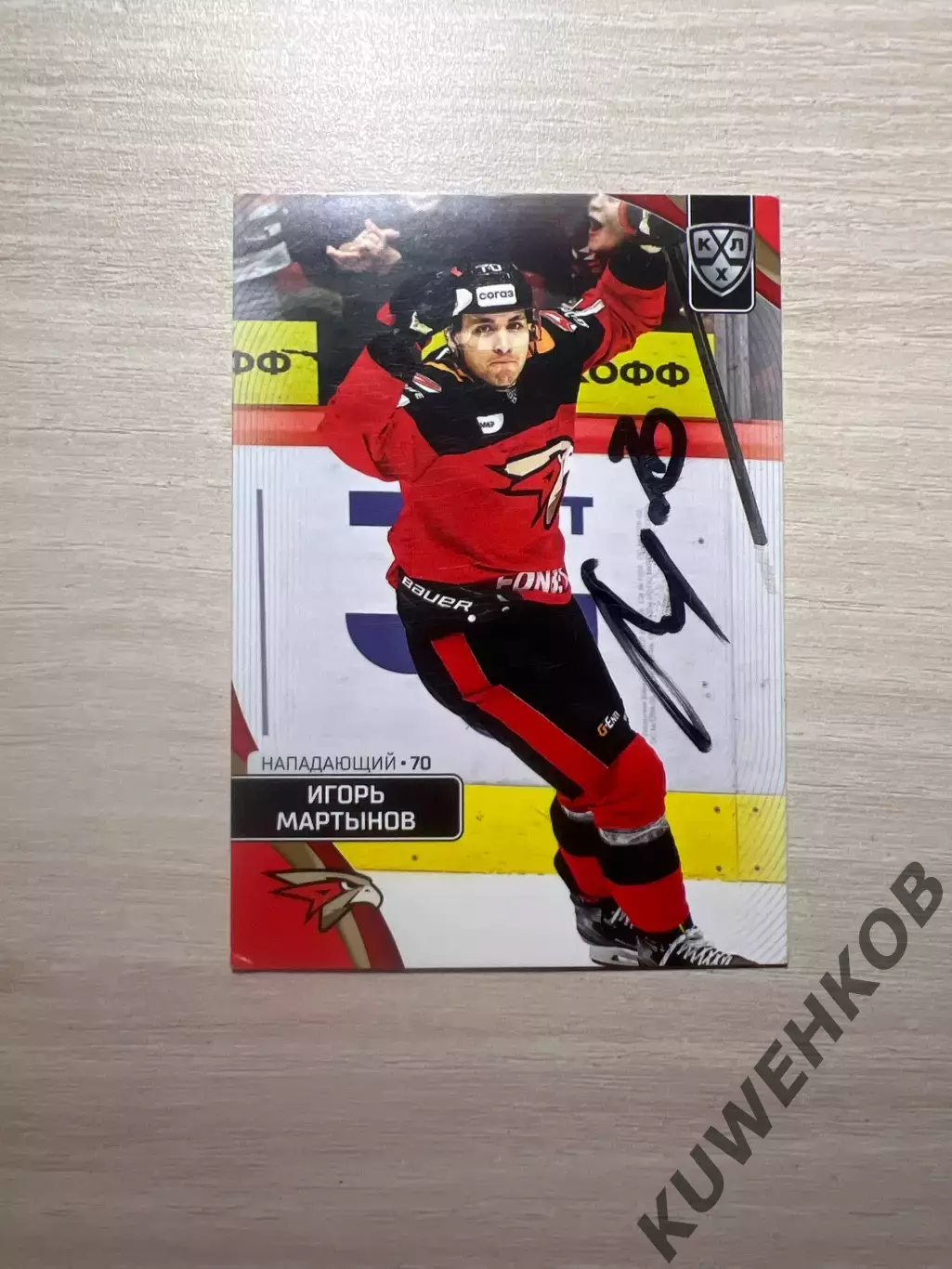 Игорь Мартынов КХЛ Авангард