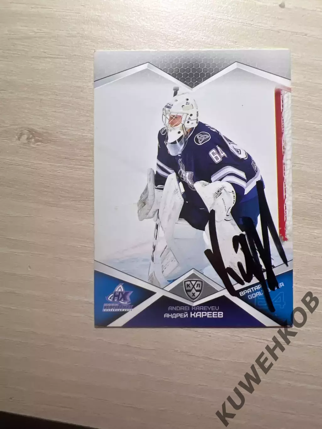 Андрей Кареев КХЛ Нефтехимик