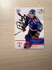 Дмитрий Калинин КХЛ СКА